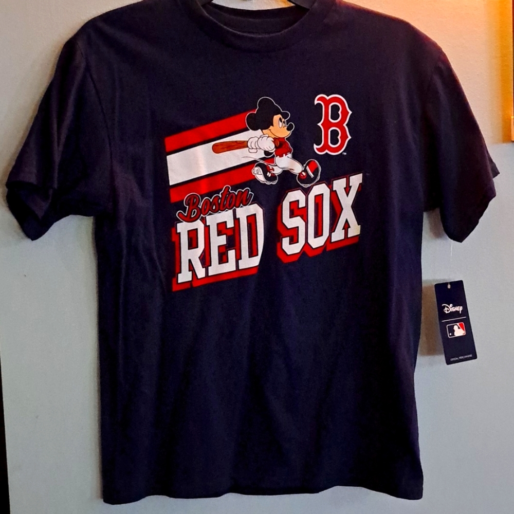 Boston Red Sox Mickey Mouse T-shirt Large